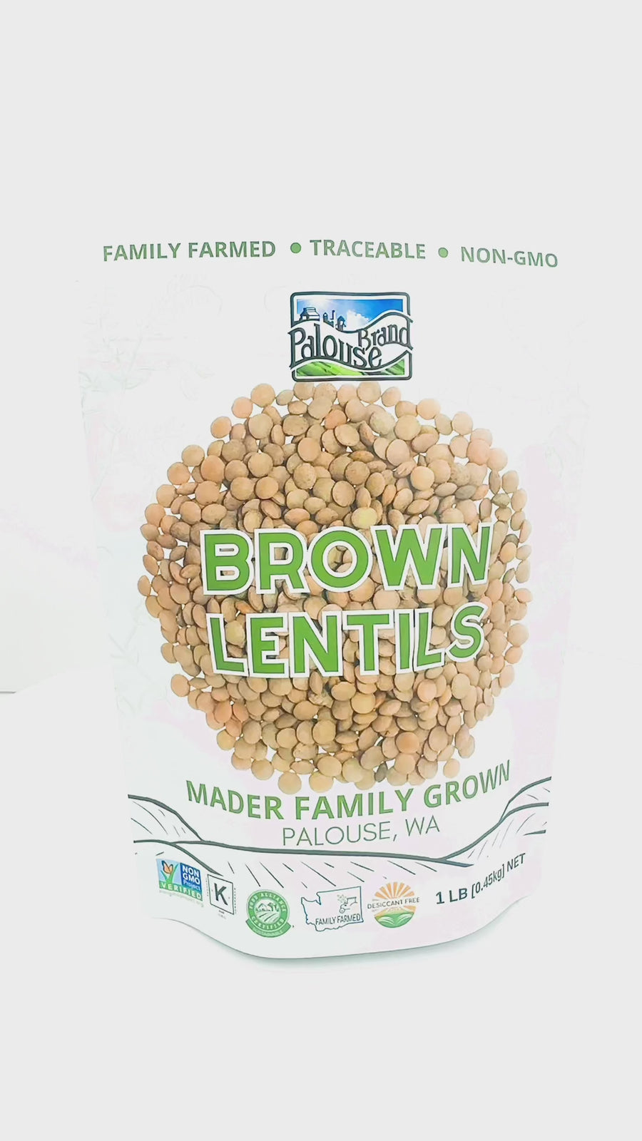 Brown Lentils | 1 LB