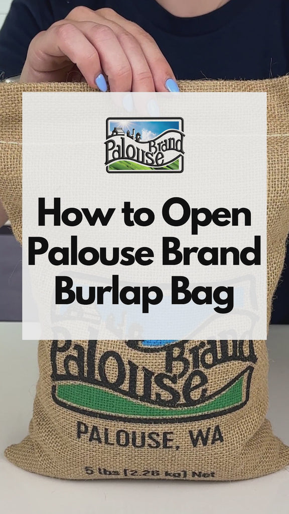 How to open burlap bag