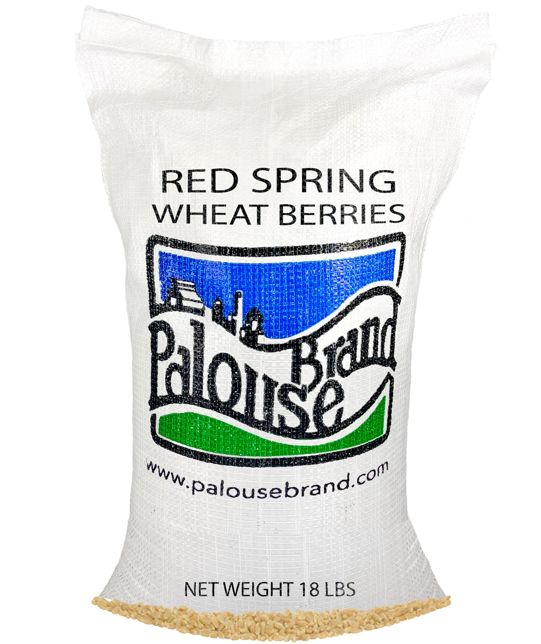 Palouse Brand Bulk Red Spring Wheat Berries, 18 LBS