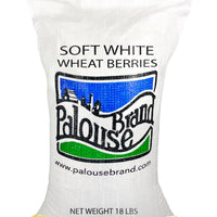 Palouse Brand Bulk Soft White Wheat Berries, 18 LBS