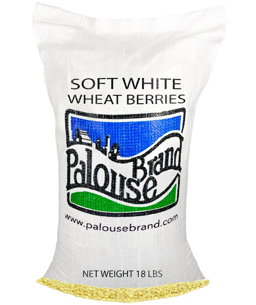 Palouse Brand Bulk Soft White Wheat Berries, 18 LBS